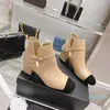 2023 Luxur Design Short Boot Fashion Buckle Platform Shoes Brand Nyest Autumn Style