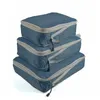 Boîtes de rangement Bacs Sac de voyage Cubes d'emballage compressibles Pliable Valise étanche Nylon Portable avec sac à main Organisateur de bagages 231009