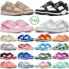 Men Women low designer shoes panda white black grey fog Pink UNC Rose whisper Lilac blue Raspberry Candy Active Fuchsia trainers