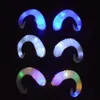 Other Event Party Supplies Adult Kids Simulation Goat LED Glow Light Sheep Horn DIY Blinking Hair Clip Gothic Craft Rave Costume Halloween Christmas 231009