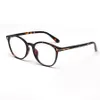 Mode Zonnebril Frames Evove Ronde Brillen Mannen Vrouwen TR90 Brilmontuur Man Zwart Schildpad Transparante Brillen Nep Voor Opti2908