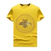 Summer Rhinestone T-Shirts for Men Women Unisex - Yellow Tops Casual Crew Neck Short Sleeve Shirts & Tees Regular Fit353e