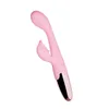 Vibrador coelho para mulheres, poderoso estimulador de clitóris feminino, ponto g, recarregável, vibrador silencioso, produtos adultos, brinquedo sexual