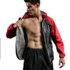 Sport Perte de poids Transpiration Sauna Sport Costume Ensemble Gym Hommes Femmes Sportswear Marche Jogging Course Fitness Formation Vêtements 2011251d