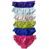 6pcs Women's Silk Bikini Underwear Briefs2888