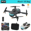 Yeni P14 Mini Drone Profesional 720p Kamera Engel Kaçınma Hava Fotoğrafçılık Optik Akış Katlanabilir Quadcopter Hediyeleri Oyuncaklar