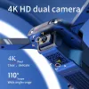 Ny V13 Mini Drone 4K HD Professional med 1080p Dual Camera 2.4G WiFi FPV Dron fällbar RC Quadcopter Gift Toy