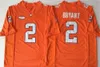 Clemson Tigers voetbalshirt Op voorraad 2 Kelly Bryant 4 Deshaun Watson 10 Ben Boulware 3 Artavis Scott 9 Wayne Gallman 13 Hunter Renfrow gestikte jersey