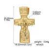 Colares de pingente 12pcsJesus católico diy jóias fazendo acessórios cruz encantos cristão material de liga de zinco pingentes por atacado para colares x1009