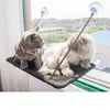 Lits pour chats mignons suspendus siège ensoleillé confortable support de fenêtre hamac pour animaux de compagnie fournitures souples roulement détachable 20kg