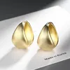 Hoop Earrings 16mm Chunky 14K Gold Plated Thick Huggie For Women Teen Girls Party Classic Birthday Christmas Jewelry Gifts