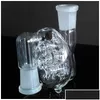 Rury palenia 10 Style Glass Ash Catcher for Bong Hookahs 6 cm 8cm Szwajcarski Perc Ashcatcher14.4 18,8 Wspólny mężczyzna kobieta DAB Rig Drop Deli Dhsjp