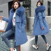 Women s Down Parkas Winter Jacket 2023 Women Parka Clothes Long Coat Wool Liner Hooded Fur Collar Thick Warm Snow Wear Padded 6XL 231009