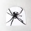 Berets Halloween Spider Printed Woolen Yarn Beanies Outdoor Thread Velvet Knitted Hat Autumn Winter Unisex Warm Cotton Cap 2023