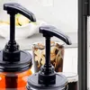 Garrafas de armazenamento 2 PCS Honey Dispenser Syrup Bottle Bombas Creative Hand Sanitiser Mason Jar Pot Heads Plástico Prático Dispensando Shampoo