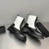 Chanells Boots Craft dames chanellies enkel elektrisch borduurwerk chaannel elegante mode echt leer lage hiel korte laarzen