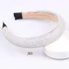 Crystal Hair Bands Shiny Padded Diamond Headband Hoop 6 colors Fashion Hair Accessories For Women 6 colors available J1501 ZZ