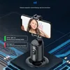 Monopés selfie fangtuosi p01 pro 360 rotação cardan estabilizador ai seguindo rosto rastreamento desktop ptz para tiktok smartphone ao vivo 231007