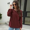 Tops de maternité T-shirts Maternité Plissée À Manches Longues Chemisier Chemise T-shirts Printemps Automne Casual Femmes En Mousseline De Soie O-cou Chemisier T-Shirts Hauts Pullover 231006