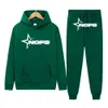 Mens Tracksuits 2023 Y2K Novo NOES Hoodie Set Sweater Two Piece Gótico Punk Rock Designer Hoodies Sweat Suits 231009