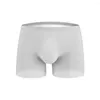 Underpants Men Underwear Boxer Shorts Mens Ice Silk Seamless U Convex Design Very Soft Sexy Male Men'S Gay Slips Lingerie