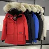 2023 Ganzendons Jas Heren En Dames Jas Nertsen Bontkraag Paar Jas Winter Mode Outdoor Verdikte Warme Aangepaste Designer Kleding