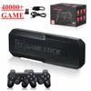 Portabla spelspelare GD10 Video Stick 4K Console 2 4G Double Wireless Controller 40000 Games 128 GB Retro för TV Boy Christmas Gift 231007