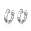 Boucles d'oreilles créoles Huggie couleur argent os d'oreille de petite rangée d'os boucle or argent diamètre intérieur pour femmes Brincos VES6152Hoop Mi3123