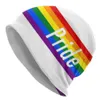 Bérets Gay Pride Bonnet Hat tricoté vintage Street Street Skullies Bons de bonnet Love Is LGBT Bisexual Rainbow multifonction Cap2401