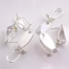 Orecchino per unghia in argento Taidian per donne native, orecchino con perline, creazione di gioielli, 50 pezzi lot272S