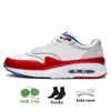 Nike Air Max 1 AirMax1 Travis Scott Cactus Jack 트레이너 여성 남성 운동화 토성 골드 동굴 스톤 바로크 브라운 오프 화이트 응고 키스 오브 데스 파라 테니스 스니커즈