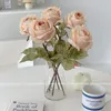 Decorative Flowers Beautiful Artificial Korean Rose Ins Flower Bouquet Shooting Props Home Decoration For Recommende