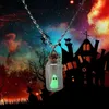 Pendant Necklaces Tiny Ghost in A Bottle Pendant Noctilucent Necklace Best Friend Charm Statement Necklaces Glow-In-The-Dark Halloween Necklace x1009
