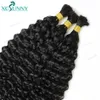 Lace S Bumk Hair Hair No Seft for Thording Curly Bundles Wholesale Double Drawn Boho Braids Black Women 231007