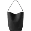 A mesma bolsa de axila ROSE Park Chae-young Row Symmetric Tote couro ombro moda urbana