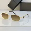 Fashion designer high-quality mens and womens sunglasses metal frame oval frame lens pattern graphic driving working conference exquisite original box SPR52