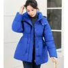 Women's Trench Coats Autumn Solid Color Slim Tunic Coat For Women Thick Warm Long Sleeve Cotton Jacket Fashion Lady Elegant Outwear V39