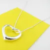 Nueva joyería de plata barata, colgante de plata de ley 925 a la moda, collar con colgante de corazón y amor, 1003220V