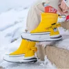 Bottes Bottes femmes hiver multicolore bottes de neige épaissi chaud antidérapant Couple bottes en peluche imperméable bottes décontractées Botas Mujer 231009