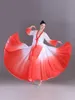 Scen Wear 360 -graders Spanien Flamenco Dance Performer Dresses For Women Performance Long Dancing kjolar Kostymer Kvinna Vestido