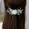 Fermagli per capelli FXLRY Accessori per forcine antichi fatti a mano con fiori di perle dal design originale primavera estate