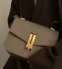 7A Demellier de alta calidad de cuero de cuero bolsas de bolsas y bolsos de lujo diseñador de lujo Damas Totas casuales Sac