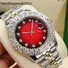 Rolaxs Watch Diamond Fashion Full Automatic Mechanical Size 43mm Beautiful Beaded Sapphire Mirror Waterproof Function Men Like a Gift Frj fjj