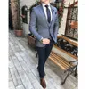 Abiti da uomo Belli Groomsmen Misto lana Smoking dello sposo Abito da sposa da uomo Giacca da uomo Giacca da ballo (Giacca Pantaloni Cravatta Gilet) A131