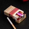 Lighters Creative Mini USB Rechargeable Electric Lighter With Romantic Projection Lamp Novel Portable Windproof Plasma Lighter Men's Gift 444K
