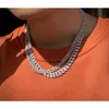 Aangepaste één rij Moissanite Diamond 6mm Cubaanse ketting Iced Out 925 zilveren hiphop Cubaanse kettingarmband mannen vrouwen sieraden