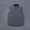 Piumino invernale da uomo e da donna caldo piumino senza maniche Giubbotto classico in piuma Weskit Gilet casual Cappotto Parka imbottito Versione di livello superiore