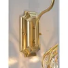 Wall Lamp Retro Style Gold Copper For Bedroom Living Room Bedside Study Modern Home Decoration Aisle Background Lighting Fixture