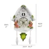 Horloges murales coucou horloge oiseau maison jour heure horaire alarme nordique pendule montre décorations pour enfants maison salon 231009