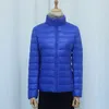 Women Down Parkas 8xl Women White Duck Coats 4xl 5xl żeńskie ultra lekkie kurtki jesienne zimowe ciepłe stojaki Płaszcz turystyczny 231009